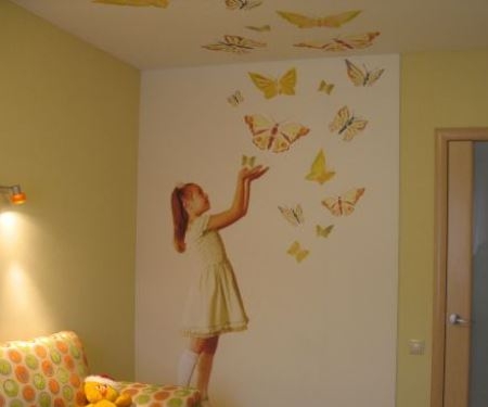 Объемная комната "Бабочки"
